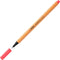 STABILO point 88 - Premium Fineliner - Fine 0,4 mm – Neon Rood– Doos 10 stuks