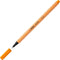 STABILO point 88 - Premium Fineliner - Fine 0,4 mm – Oranje– Doos 10 stuks