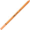 STABILO point 88 - Premium Fineliner - Fine 0,4 mm – Pastel Oranje– Doos 10 stuks