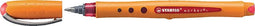 STABILO - Rollerpen worker 2018/40 m rood | 10 stuks
