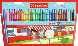 Stabilo - Viltstift power 280/30 30st assorti | 6 stuks