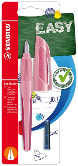 Stabilo - Vulpen easybuddy links l poederroze | 3 stuks