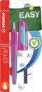 Stabilo - Vulpen easybuddy links l roze/blauw | 3 stuks