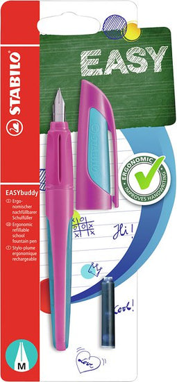 Stabilo - Vulpen easybuddy m roze/blauw | 5 stuks