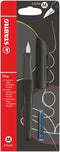 Stabilo - Vulpen flow active m zwart | 5 stuks