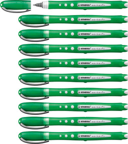 STABILO Worker+ Colorful - Rollerball 0,5 mm Groen - Doos 10 stuks