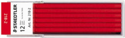 Staedtler Balpenvulling 218-2 Rood 12 stuk(s)