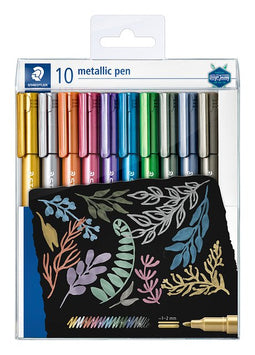 Staedtler - Gelpen metallic etui à 10 kleuren