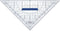 STAEDTLER geodriehoek - met handvat - acryl - 22 cm