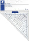 STAEDTLER geodriehoek - met handvat - acryl - 22 cm