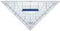 STAEDTLER geodriehoek - met handvat - acryl - 22 cm