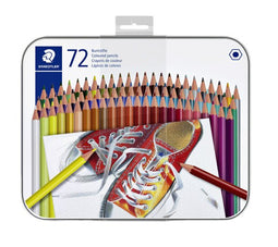 Staedtler - Kleurpotlood 175 6kantig assorti blik à 72 kleuren | 3 stuks