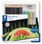 Staedtler - Kleurpotlood design journey black white 17-delig | 4 stuks