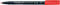 Staedtler Lumocolor 318-2 permanente marker - Rood - Kogelpunt 1 stuk