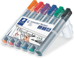 STAEDTLER Lumocolor flipchart marker - Box 6 st