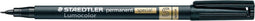 Staedtler lumocolor permanent special s zwart - 10 stuks
