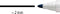 STAEDTLER Lumocolor whiteboard marker 351 met ronde punt - Blauw