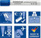 STAEDTLER Lumocolor whiteboard marker 351 met ronde punt - Blauw
