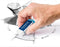 Staedtler Mars Gum Mars plastic Combi blauw (speciaal geschikt voor balpennen)/wit