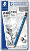 STAEDTLER Mars Lumograph potlood - set 12 st