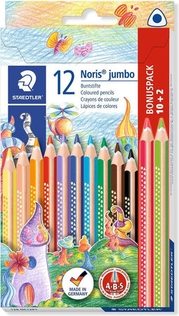 Staedtler noris jumbo kleurpotlood 10 + 2 gratis | 5 stuks