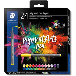 Staedtler - Brushpen pigment pen etui 24 st