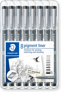 STAEDTLER pigment liner - box 8 st