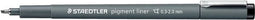 STAEDTLER pigment liner - fineliner - zwart - beitelpunt - 10 stuks