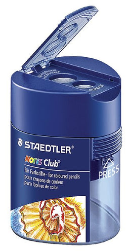 Staedtler - Puntenslijper noris dubbel met opvangbakje doosje | 10 stuks