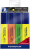 STAEDTLER Textsurfer classic tekstmarker - set 3 + 1 gratis
