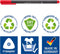 Staedtler Triplus fineliner eco, doosje van 10 stuks, assorti