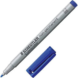 Staedtler - Viltstift ohp lumo m 315 non perm blauw | 10 stuks