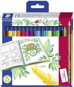 Staedtler Viltstift triplus® color 323 323 C15P 1 mm 15 stuk(s)