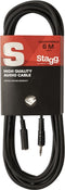 Stagg Audio kabel Mini jack/mini jack (F/m) SAC6MPSBMJS