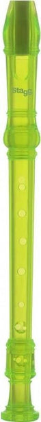 Stagg blokfluit kunststof groen (Barok)