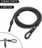 Stahlex Staalkabel met lussen - 3 meter x 20 millimeter - geplastificeerd - kabelslot - extra dik - heavy duty