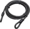 Stahlex Staalkabel met lussen - 3 meter x 20 millimeter - geplastificeerd - kabelslot - extra dik - heavy duty