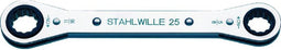 Stahlwille 41561620 25AN 1/4 X 5/16 RATSCHENRINGSCHLUESSEL Dubbele ratelringsleutel Sleutelbreedte (inch) (alleen voor