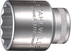 Stahlwille 50-17 Dopsleutel - Twaalfkant - 1/2" - 17mm (L= 38 mm)