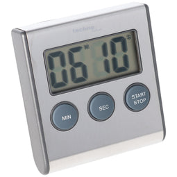 Stainless steel digital kitchen timer, timer with alarm, up and down function, stand, magnet