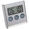 Stainless steel digital kitchen timer, timer with alarm, up and down function, stand, magnet