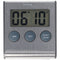 Stainless steel digital kitchen timer, timer with alarm, up and down function, stand, magnet