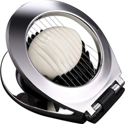 Stainless Steel Egg Slicer, Egg Slicer with 2-in-1 (Dishwasher Safe)