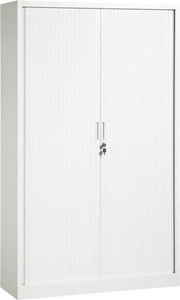 Stalen roldeurkast 198x120x43cm Wit