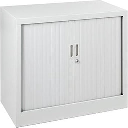 Stalen roldeurkast 69x80x43cm topblad Speciale Kleur framekleur Aluminium (RAL9006)