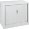 Stalen roldeurkast 69x80x43cm topblad Wit framekleur Wit (RAL9010)