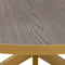 Stalux Eettafel - Tafel Daan - Duurzaam Design - Ruimtebesparend - Eenvoudige Montage - Bruin - 120 cm