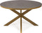 Stalux Eettafel - Tafel Daan - Duurzaam Design - Ruimtebesparend - Eenvoudige Montage - Bruin - 120 cm