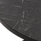 Stalux Eettafel - Tafel Daan - Luxe Design - Duurzaam Materiaal - Stijlvol Uiterlijk - Zwart Marmer - 148 cm