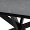 Stalux Eettafel - Tafel Gijs - Luxe Design - Duurzaam Materiaal - Stijlvol Uiterlijk - Zwart Marmer - 240 cm